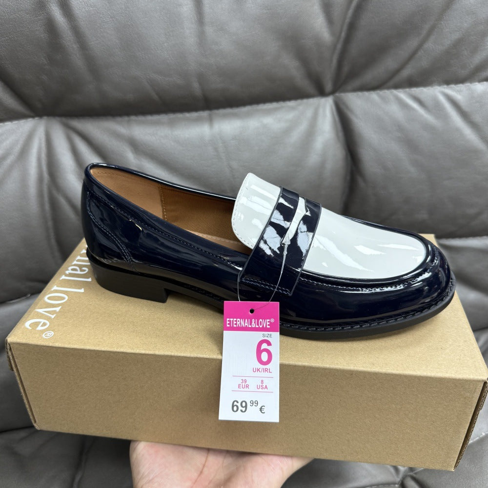 Leather Slip-on British-style Casual Loafers Shoes