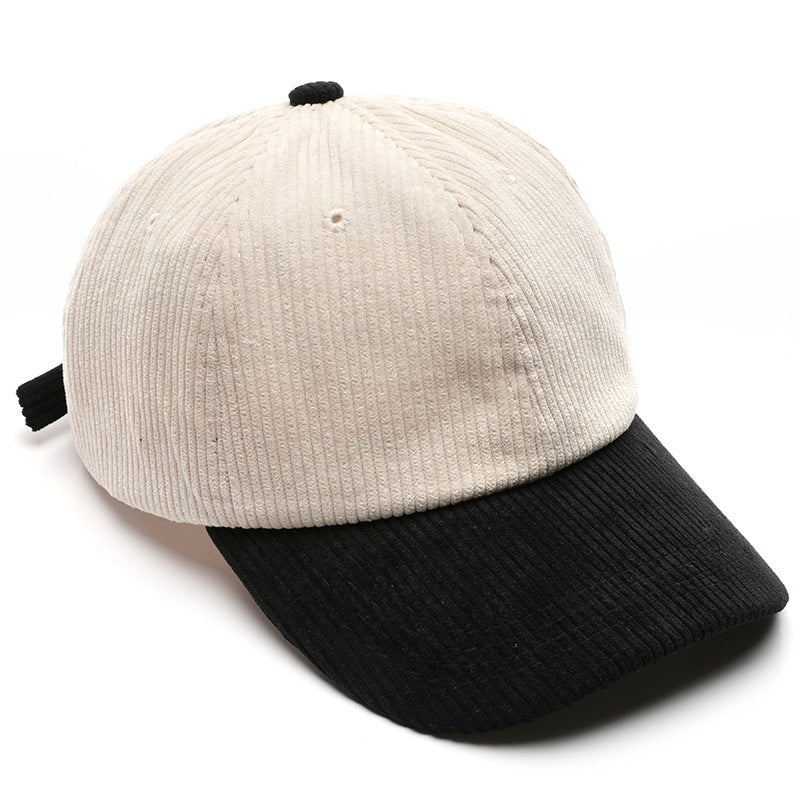 Women's Outdoor Solid Color Patchwork Baseball Cap