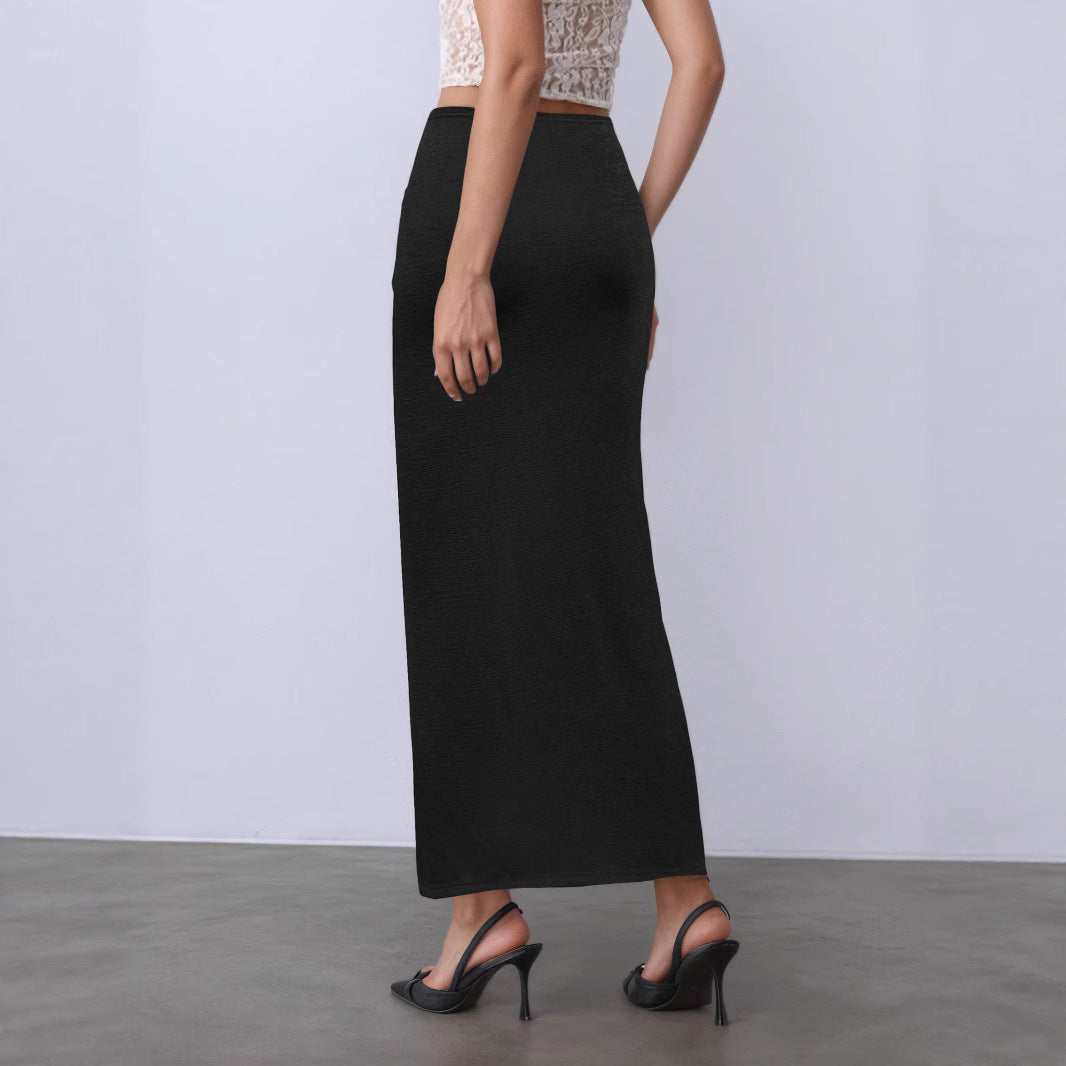Moderigtigt Slim-fit Twist-midiskørt