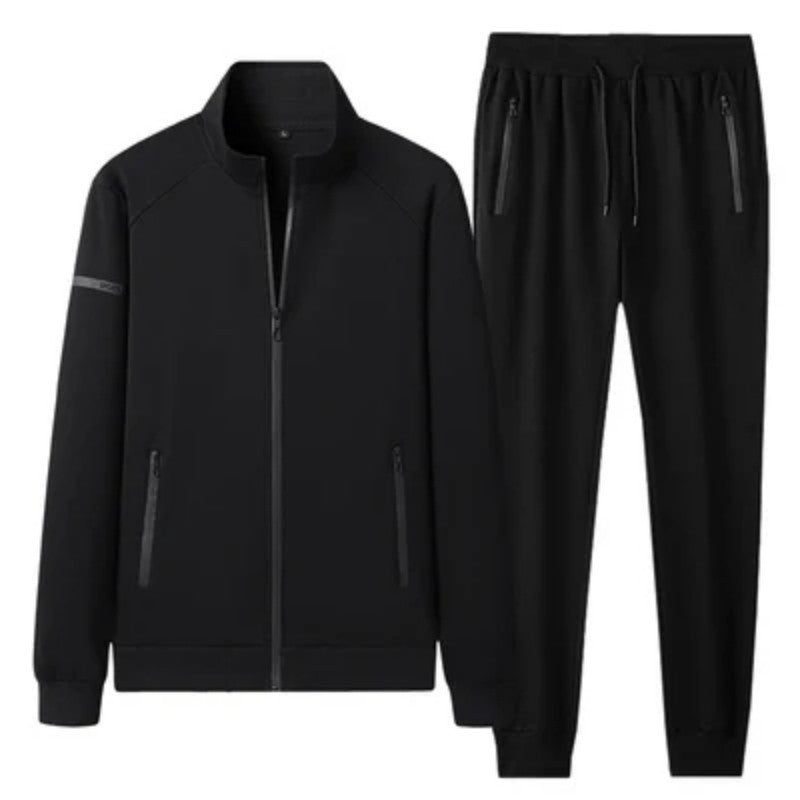 Men's Sports And Leisure Suit Stand Collar Cardigan Top
