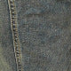 Workwear-stil distressed vasket denimjeans