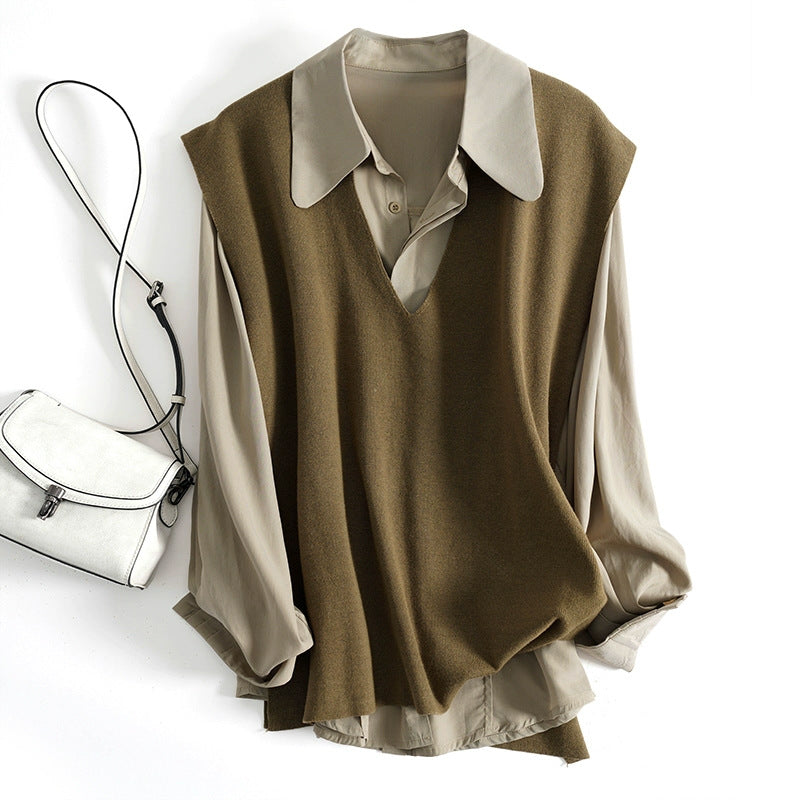 Women's Long Sleeve Loose Casual Shirt