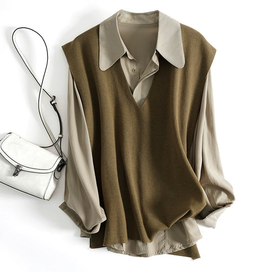 Women's Long Sleeve Loose Casual Shirt
