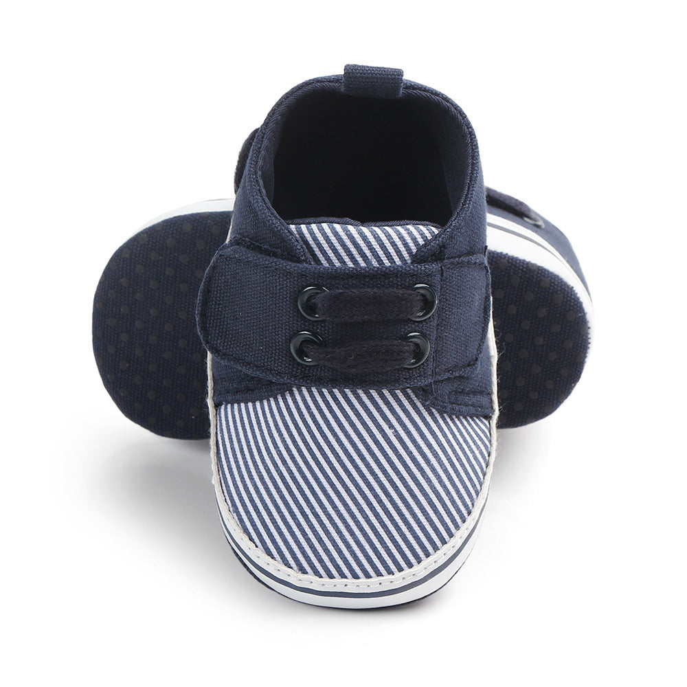 Year Old Velcro Plaid Soft Bottom Comfortable Non Slip Baby Shoes Baby Toddler Shoes Factory Direct Sales 2070