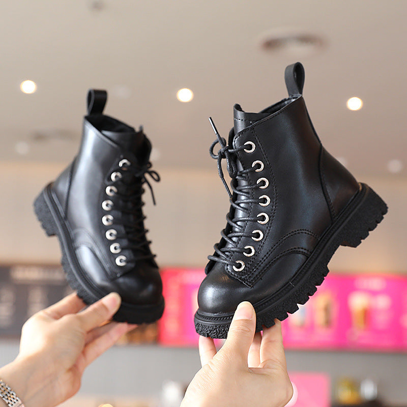 Fashion Casual British Style Children Boots