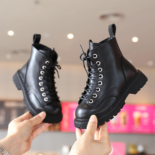 Fashion Casual British Style Children Boots