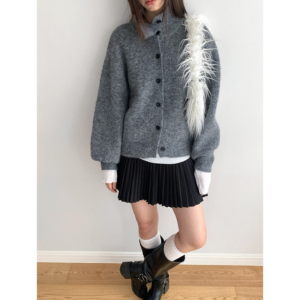 Winter Maillard Soft And Cozy Turtleneck Knit Sweater Coat