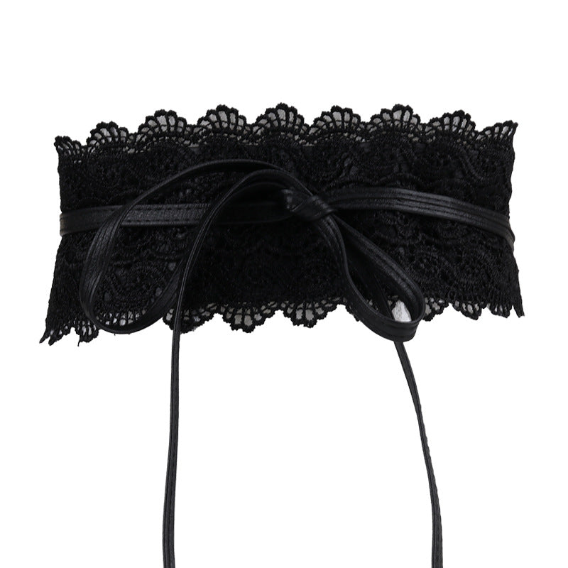 Lace Girdle Outer Shirt Lace Versatile Decorative Belt