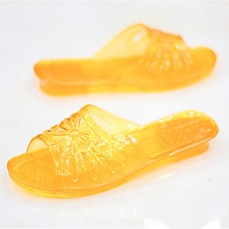 Glitter Crystal Slippers Transparent Non-slip Surprise Birthday Gift