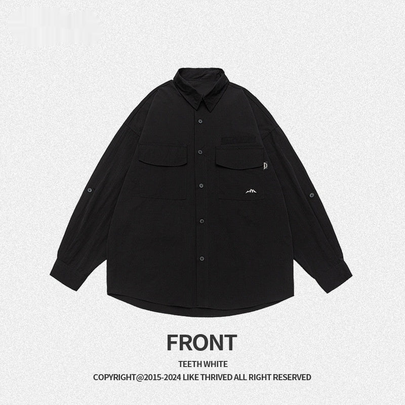 Men's Shirt Jacket Retro Fashion