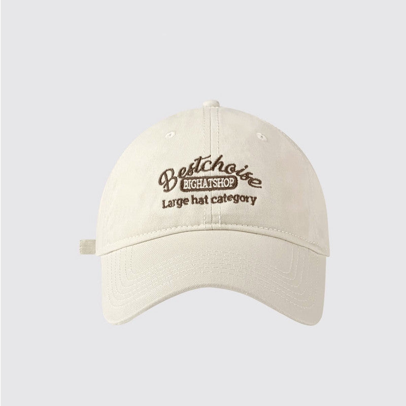Summer Sun Protection Wide Brim Big Head Circumference Hat