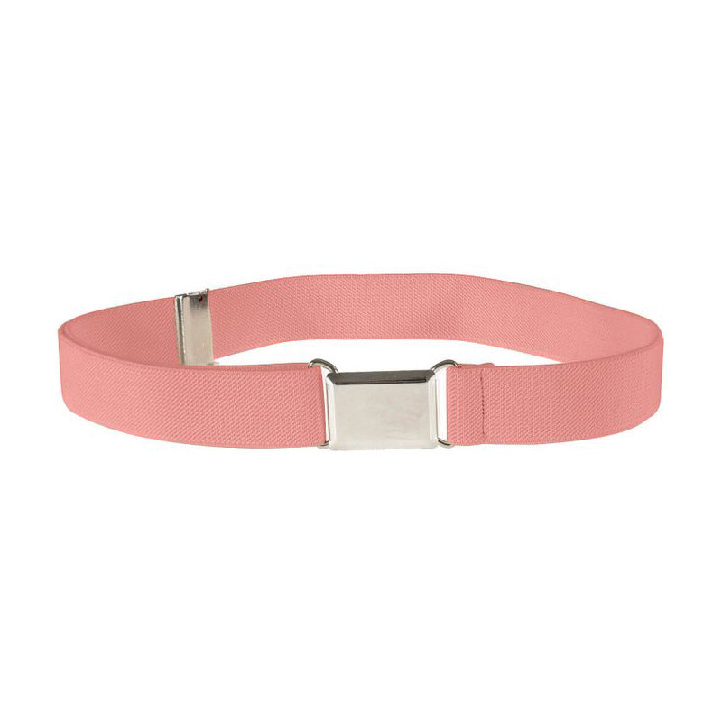Children's Men's And Women's Elastic Band Monochrome Pants Belt