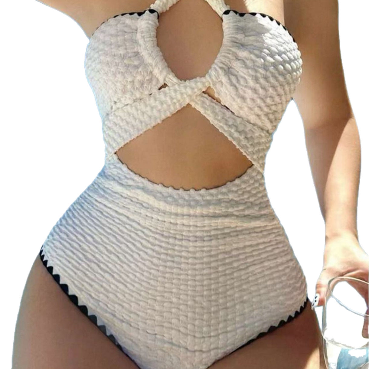 Sexy Backless One-Piece Swimsuit Women