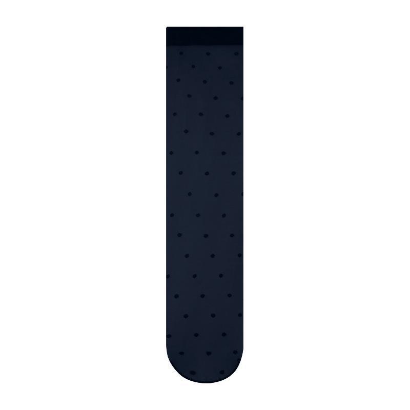 Thin Transparent Bunching Socks Women's Socks Polka Dot Calf Stockings