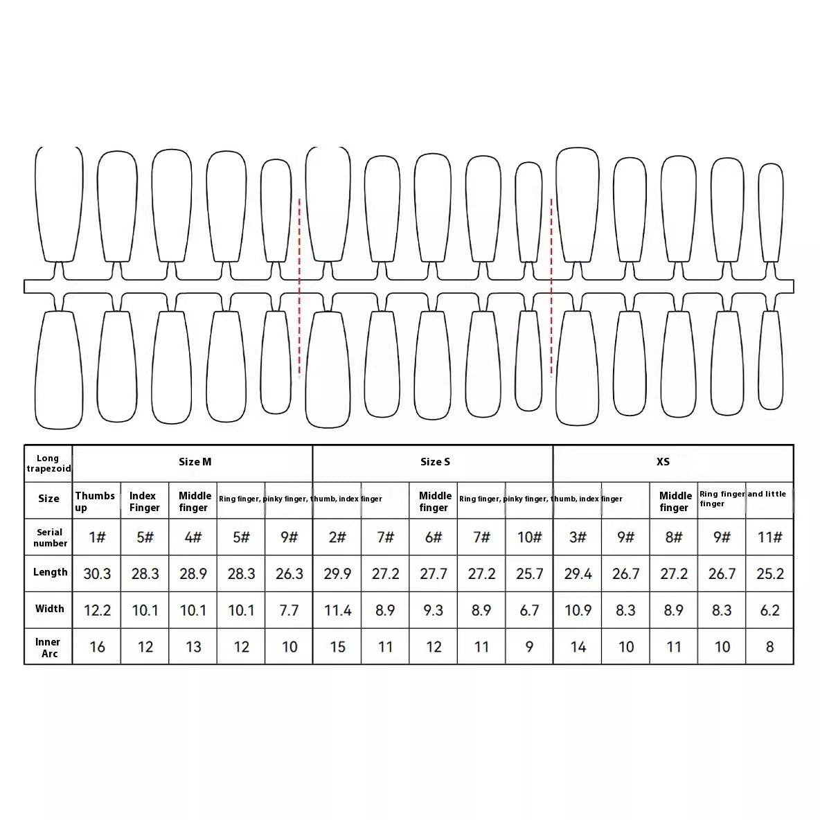 High-grade Long Crystal Plated Frosted Seal Nail Sticker