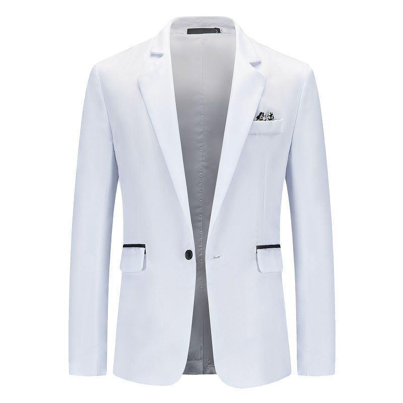 New Men's Loose Single-breasted Business Suit Jacket
