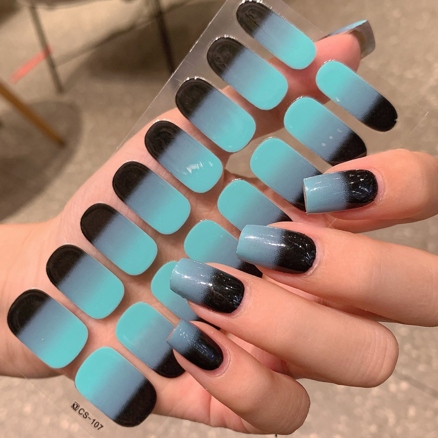 Gradient Color Nail Sticker Spring And Summer Comely Finger
