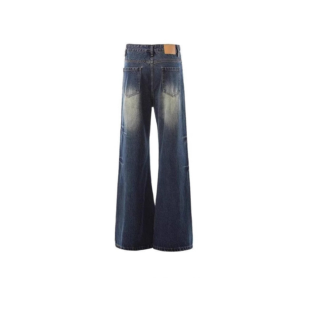 Womens Retro Flared Fashion Casual Jeans