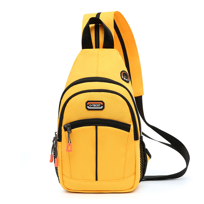 Multi-functional Oxford Cloth Student Chest Bag