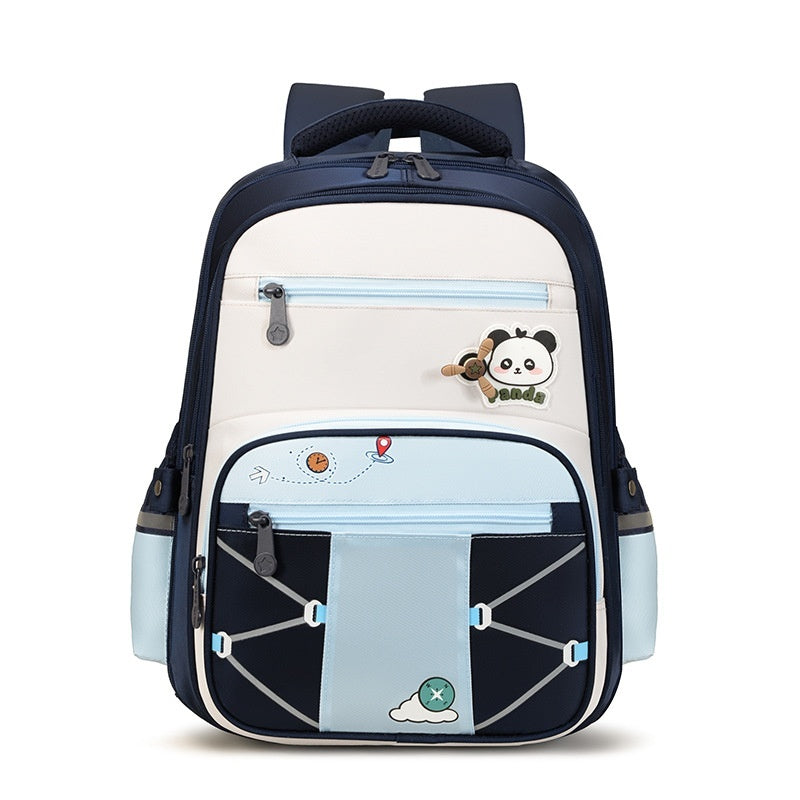Primary School Student Grade Reflective Lightweight Spine-protective Large Capacity Backpack