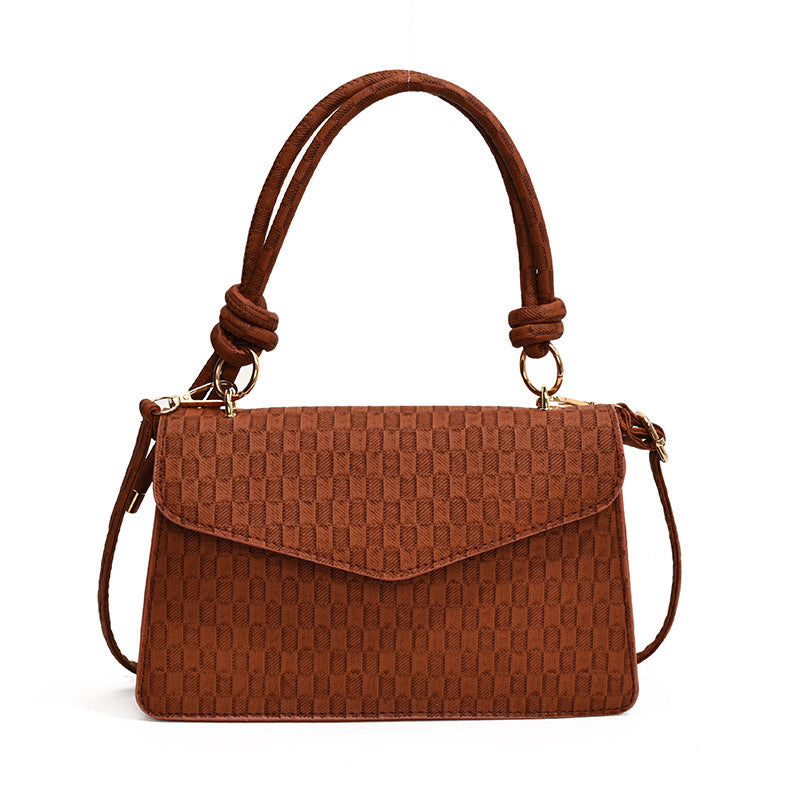 Solid Color Women's One Shoulder Fashion Handbag