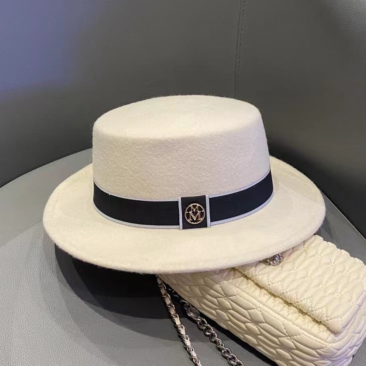 Retro flad tophat filthat til kvinder