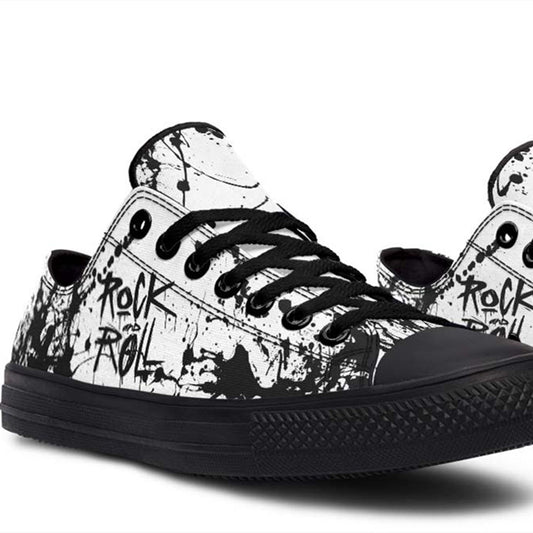 Fashion Print Couple Low-Top Canvas Shoes