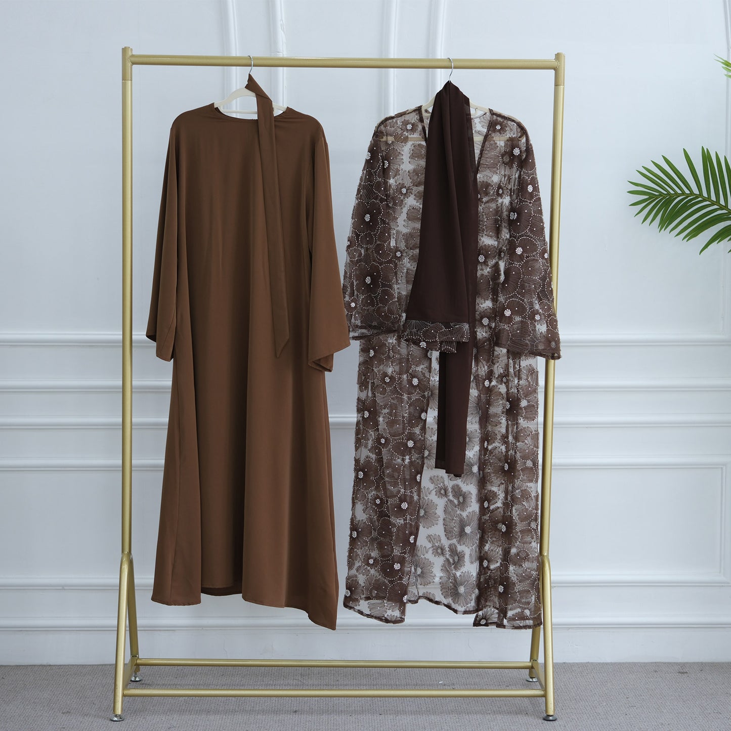 Stylish Casual And Elegant Floral Beaded Cardigan