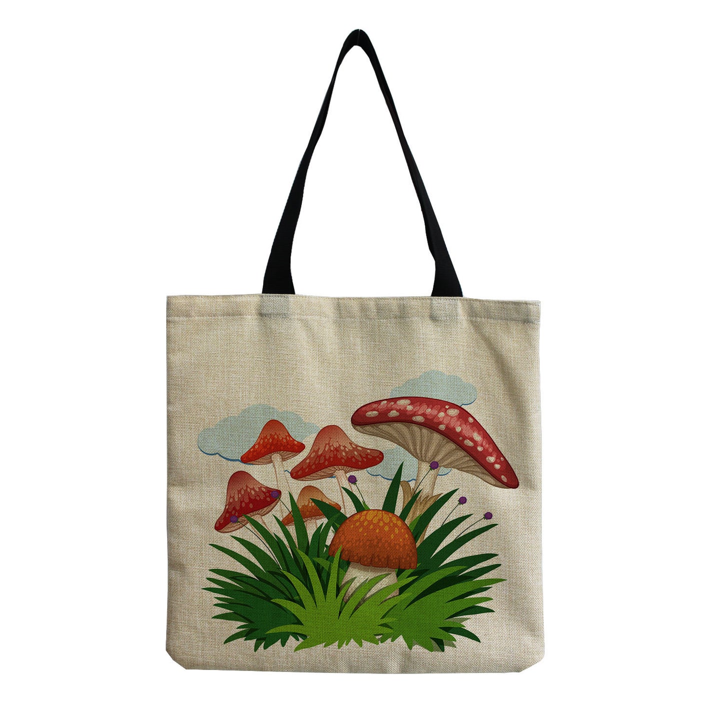 Cartoon Mushroom One-shoulder Portable Reusable Cute Mushroom
