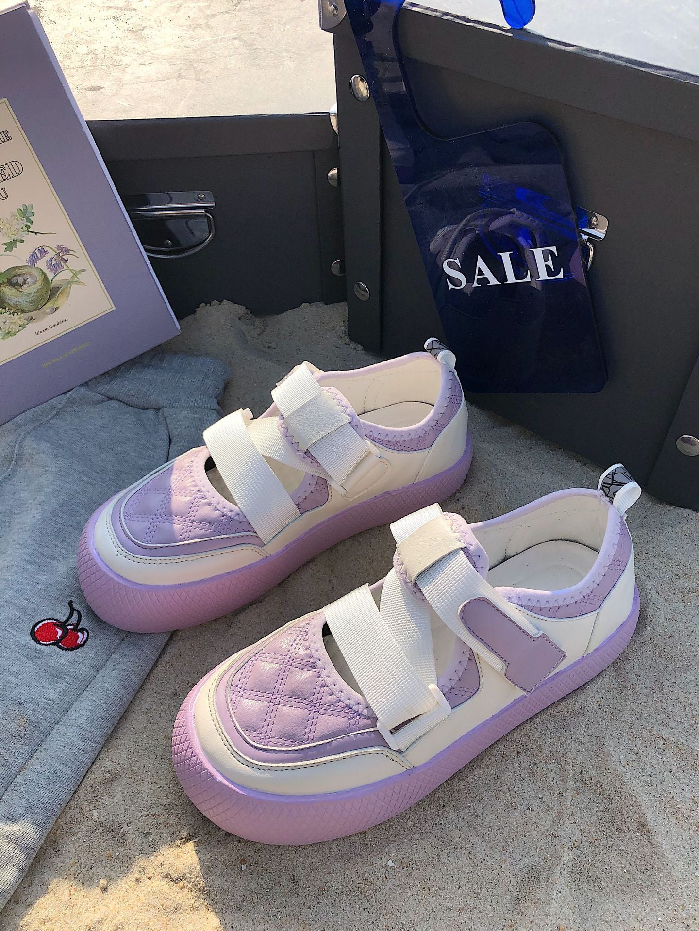 Student Velcro Casual Canvas Shoes Trend