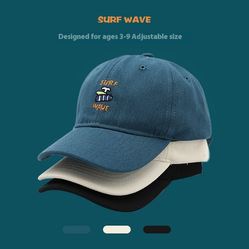 Peaked Cap Children's Simplicity Letter Baseball Cap