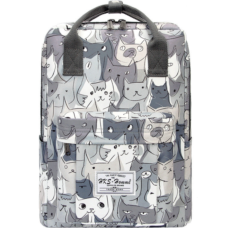 Printed Hand-carrying Female College High School Student Computer Large Capacity Travel Bag