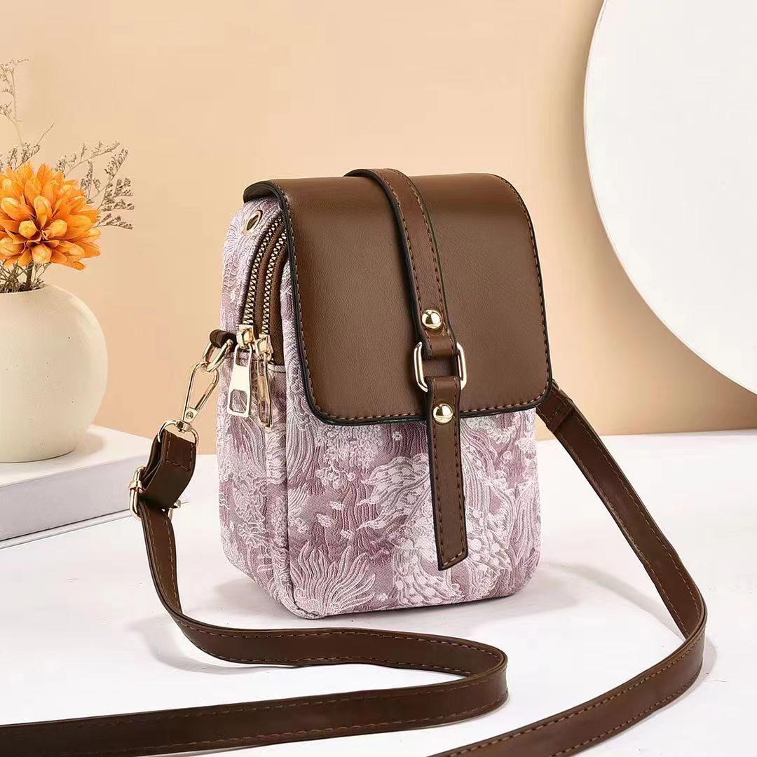Women's Versatile Multi-compartment Mobile Phone Bag