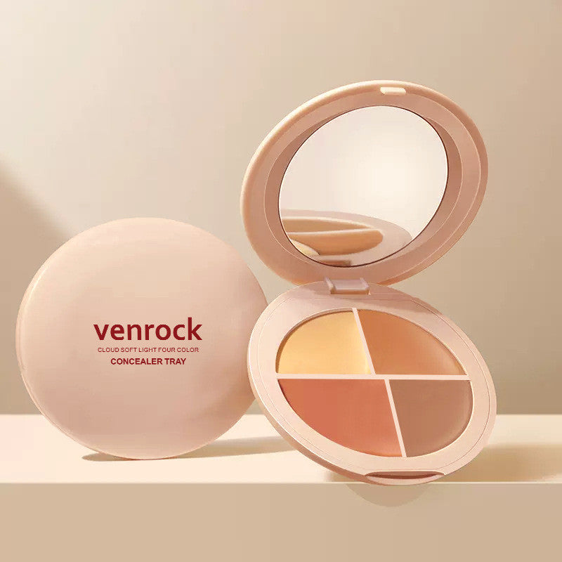 Cloud Soft Light Four Color Concealer Tray Clear To Take Paste