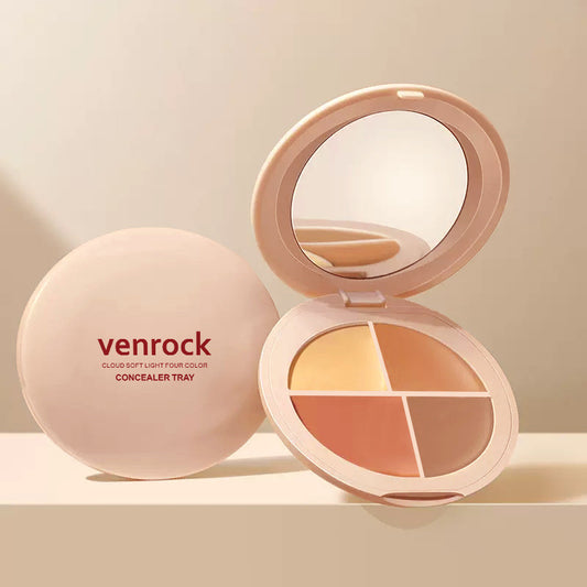 Cloud Soft Light Four Color Concealer Tray Clear To Take Paste
