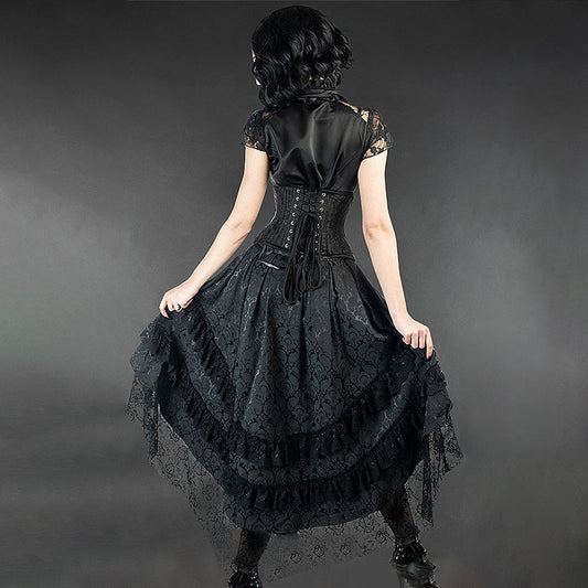 Retro Fashion And Personalized Lace Skirt For Women