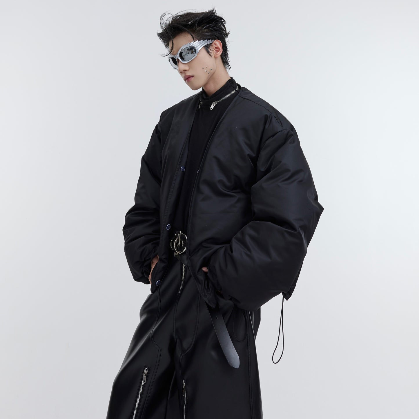 Small Group Anti Mink Fur Grass Thickened Cotton Jacket