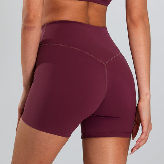 Nude Feel Hurtigtørrende Åndbare Yogashorts Mavestyrende Fitnessbukser