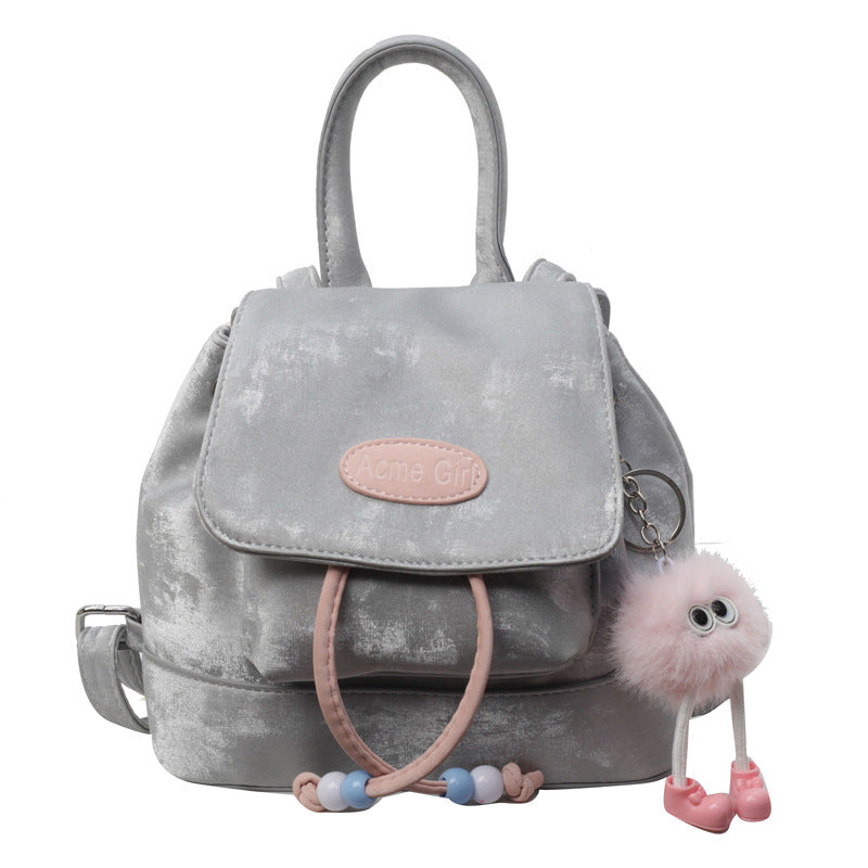 Trendy Women's Fashion Premium Velvet Backpack