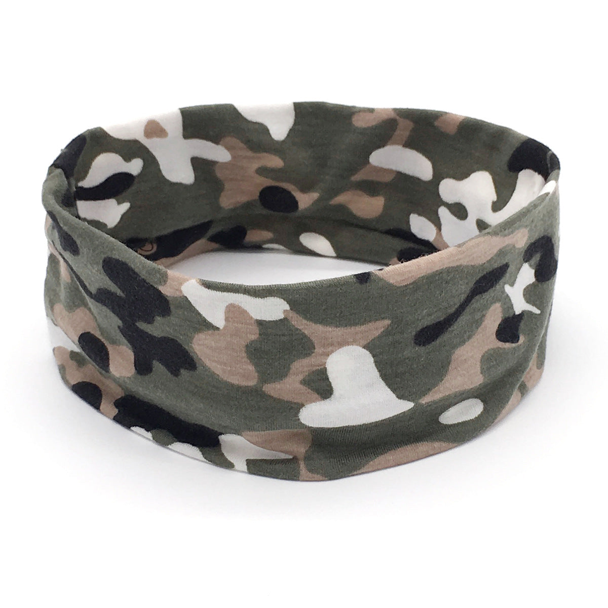 Sportsyoga-hårbånd i bomuld Camo Stretch