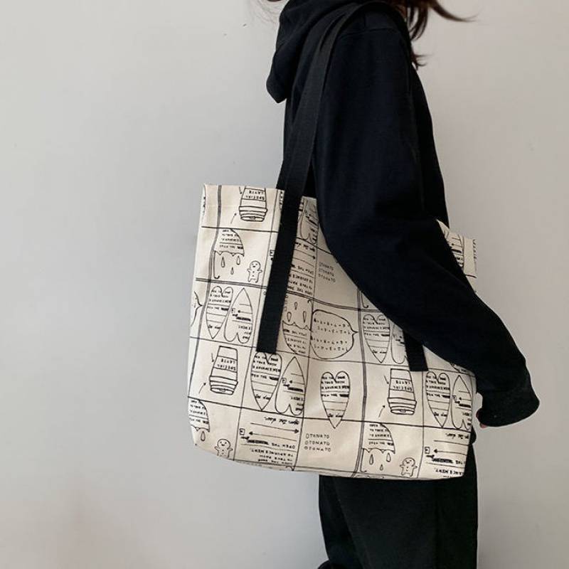 Take A One-shoulder Student Large-capacity Tote Bag