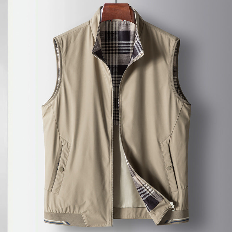 Luxury Fashion Sleeveless Waistcoat Vest Casual Vest