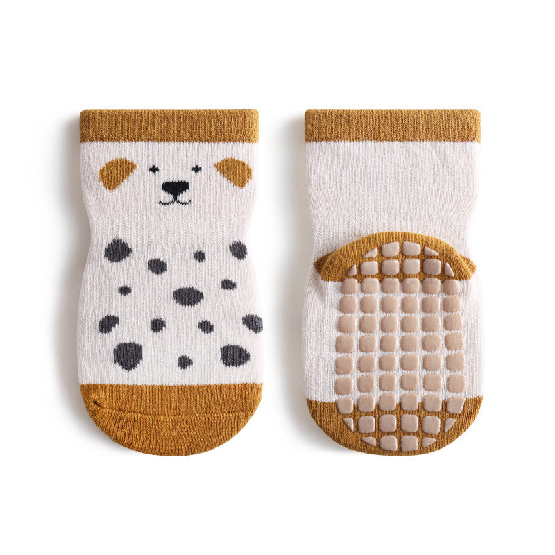 Children's Indoor Base Gel Non-slip Cool-proof Toddler Tube Socks