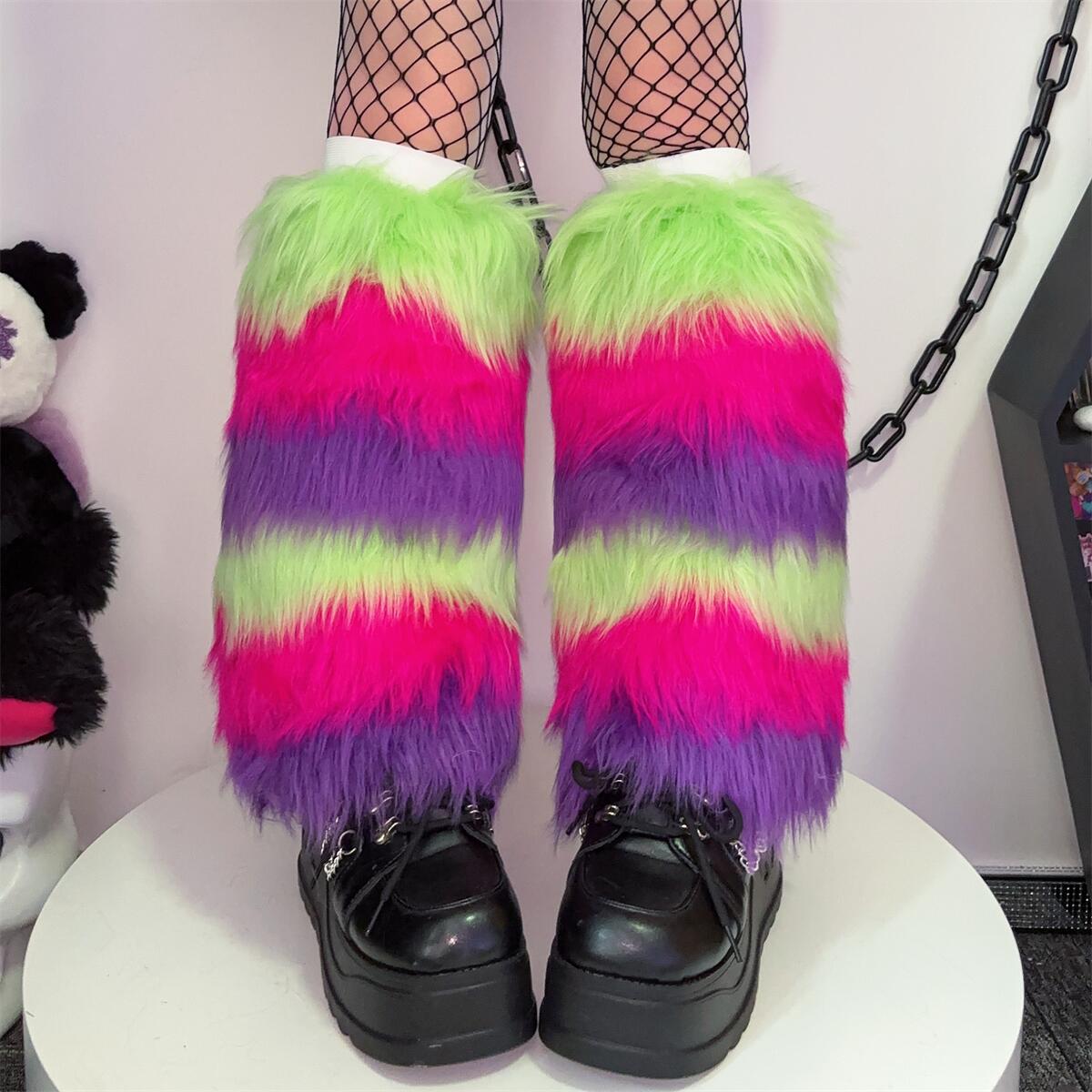 New Fallwinter Faux Wool Boot Cuffs With Plush Sock Liners