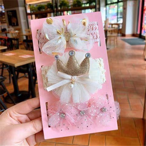 Net Celebrity Baby Girl Hair Band Korea Korean Style Font Guard Headgear