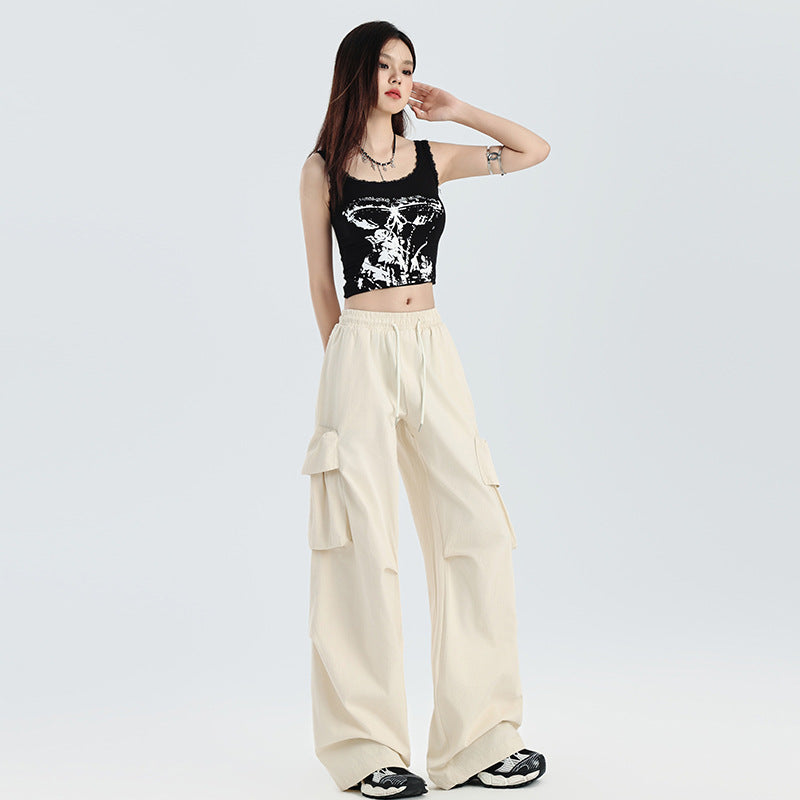 Casual Hip Hop Wide Leg Draping Long Pants