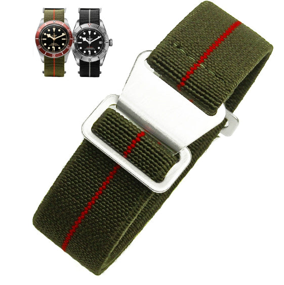 Fineknit Color Matching Elastic Quick-drying Men's Nylon Watchband