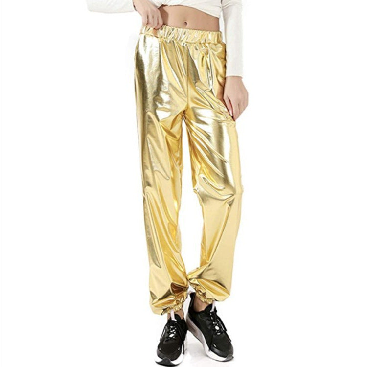 Fashion Casual Colorful Solid Color High-elastic Women's Trousers