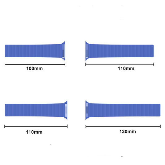 Simple Magnetic One-piece Silicone Watch Strap