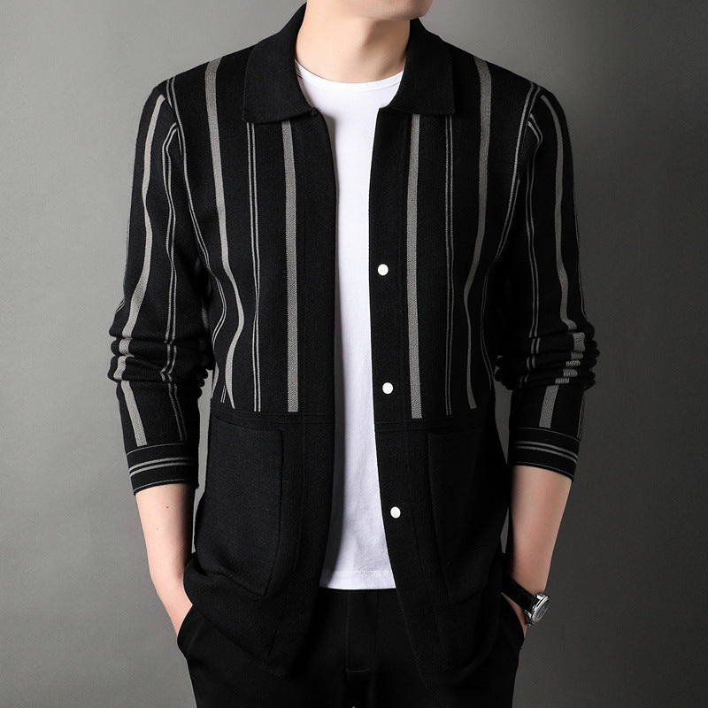 Knitwear Coat Middle-aged Men's Business Casual